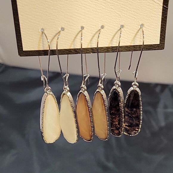 BRAND NEW CATHERINE MALANDRINO DANGLING DROP WOMEN"S EARRINGS - Picture 10 of 15